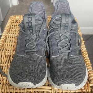 Adidas Men's Charcoal Knit Sneakers